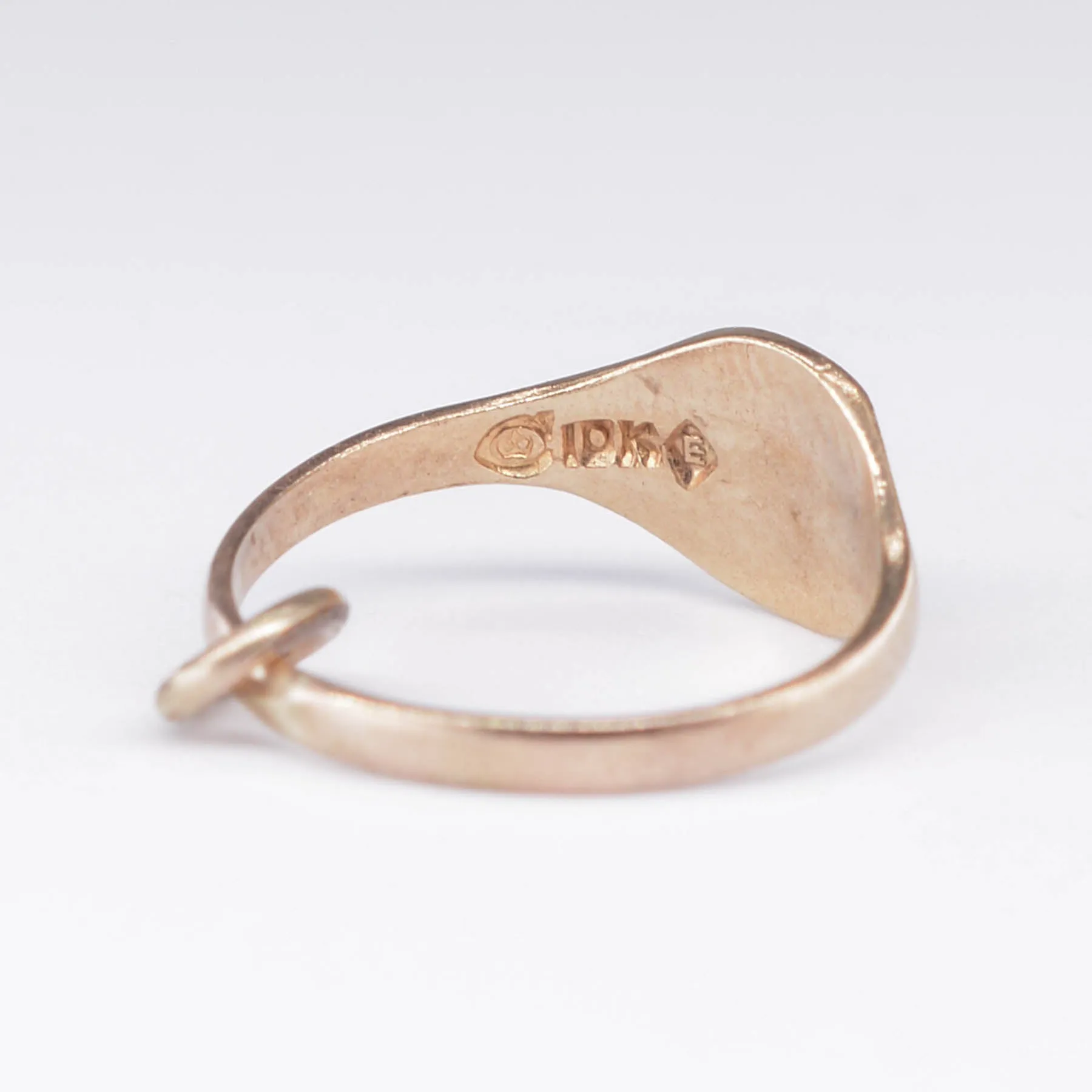 10k Signet Ring Charm