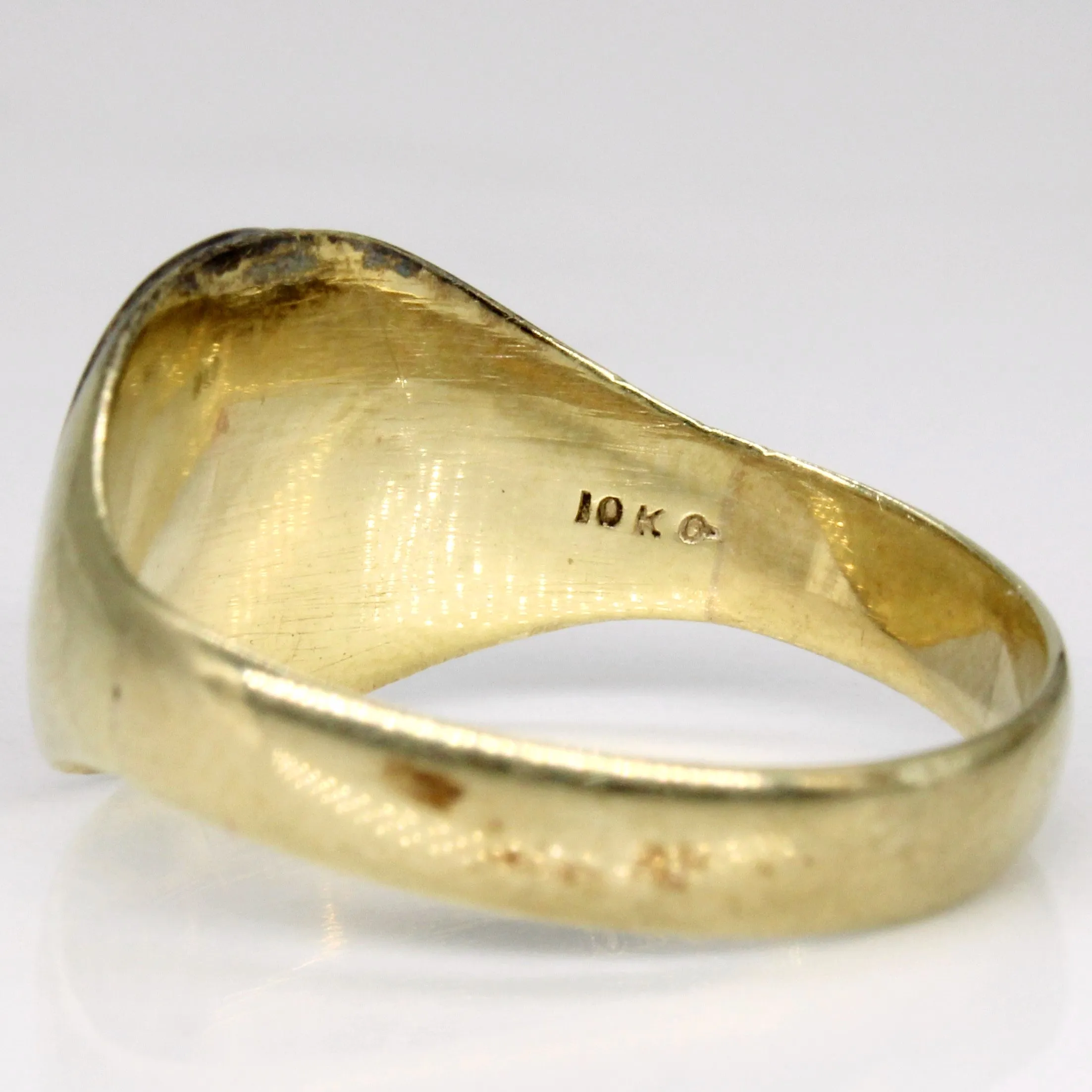 10k Yellow Gold 'LMP' Signet Ring | SZ 9.75 |