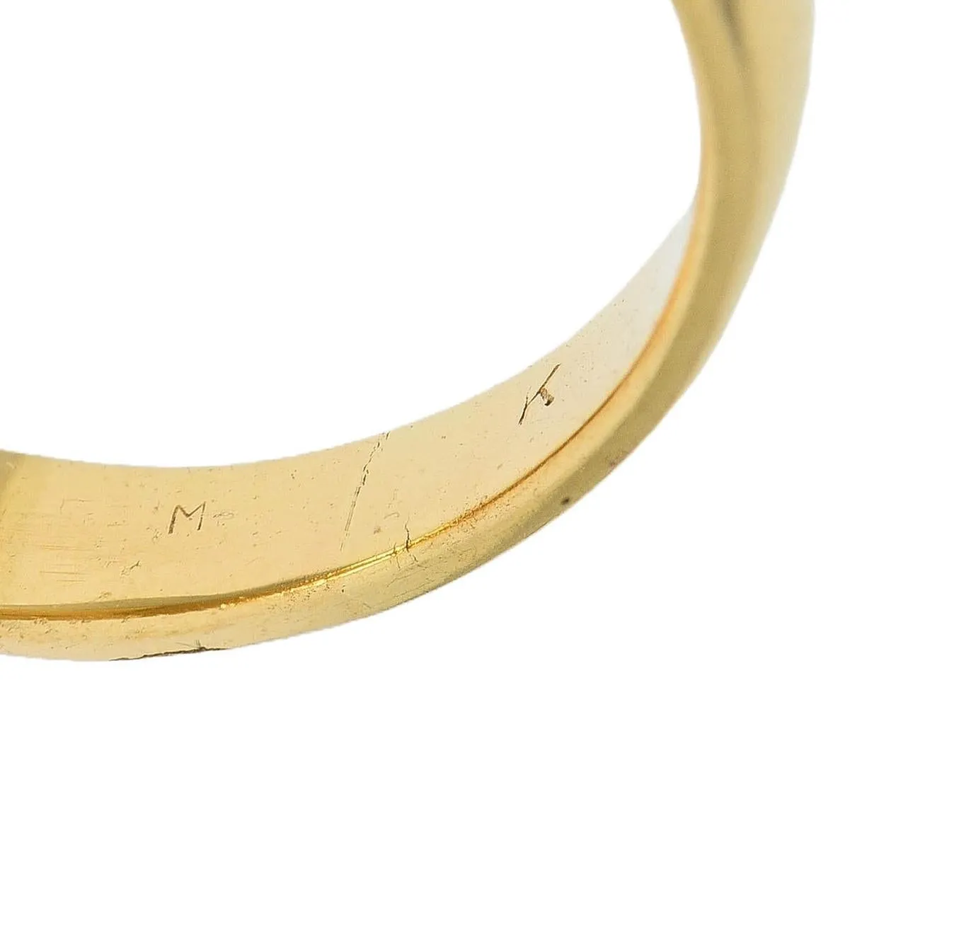 1961 14 Karat Yellow Gold Vintage UPenn University Pennsylvania Intaglio Unisex Signet Ring