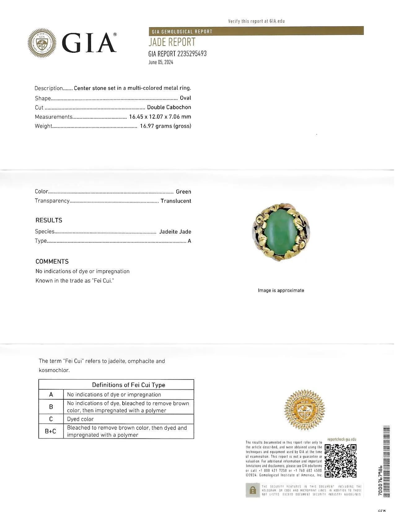 Arts & Crafts Jade Platinum 18 Karat Two-Tone Gold Antique Rose Floral Flower Signet Ring GIA