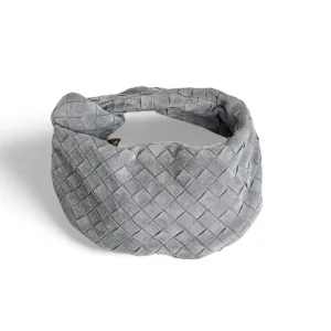 Bottega Veneta Jodie Mini Stone Grey Suede Gold-tone Hardware