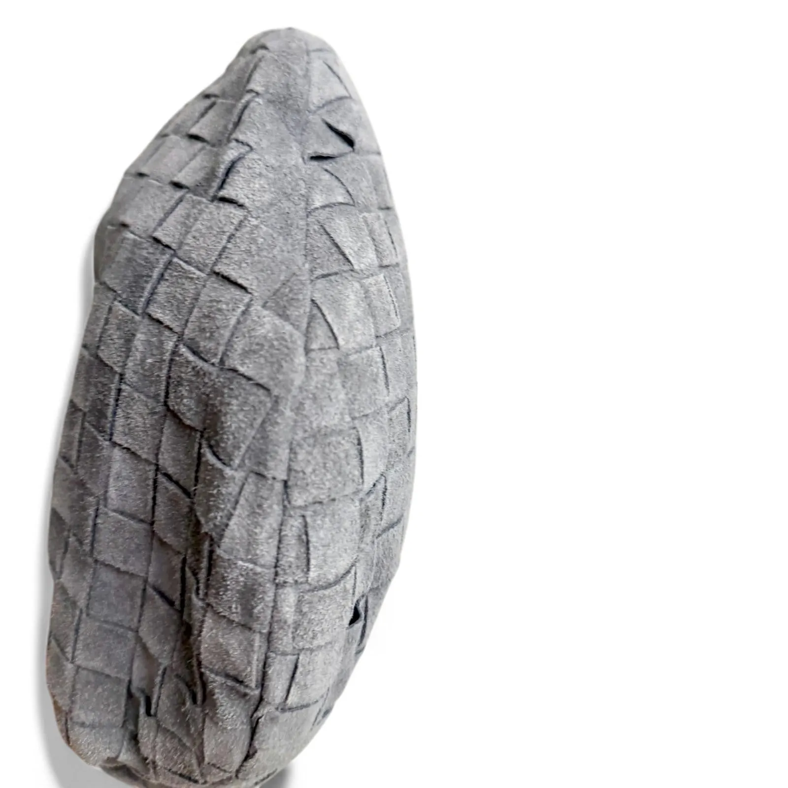 Bottega Veneta Jodie Mini Stone Grey Suede Gold-tone Hardware