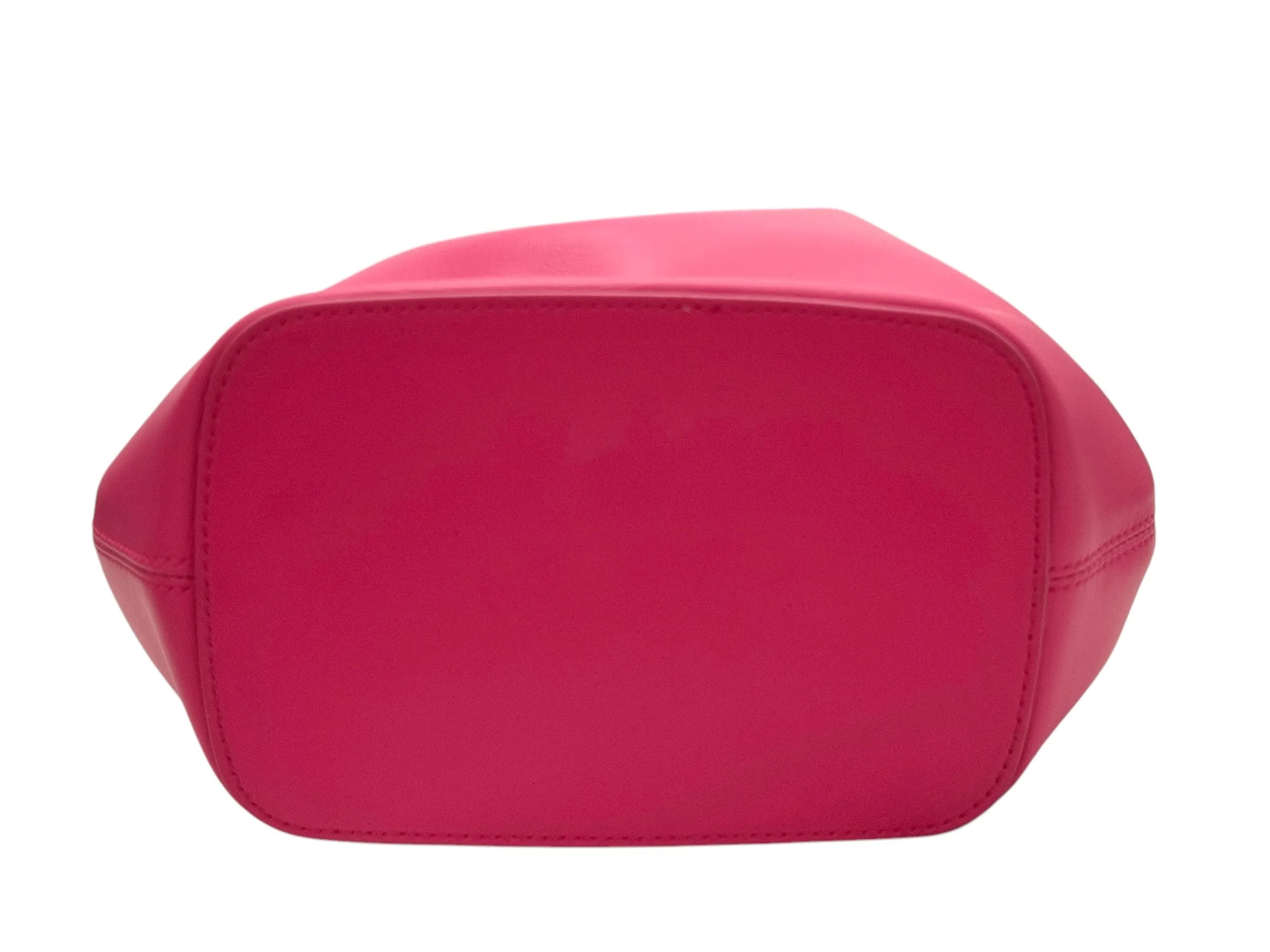 Bvlgari BV Serpenti Forever Bucket Bag Fuschia Calfskin Gold-tone Hardware