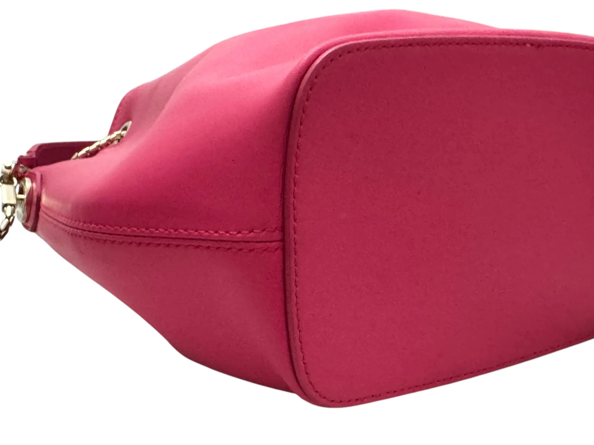 Bvlgari BV Serpenti Forever Bucket Bag Fuschia Calfskin Gold-tone Hardware