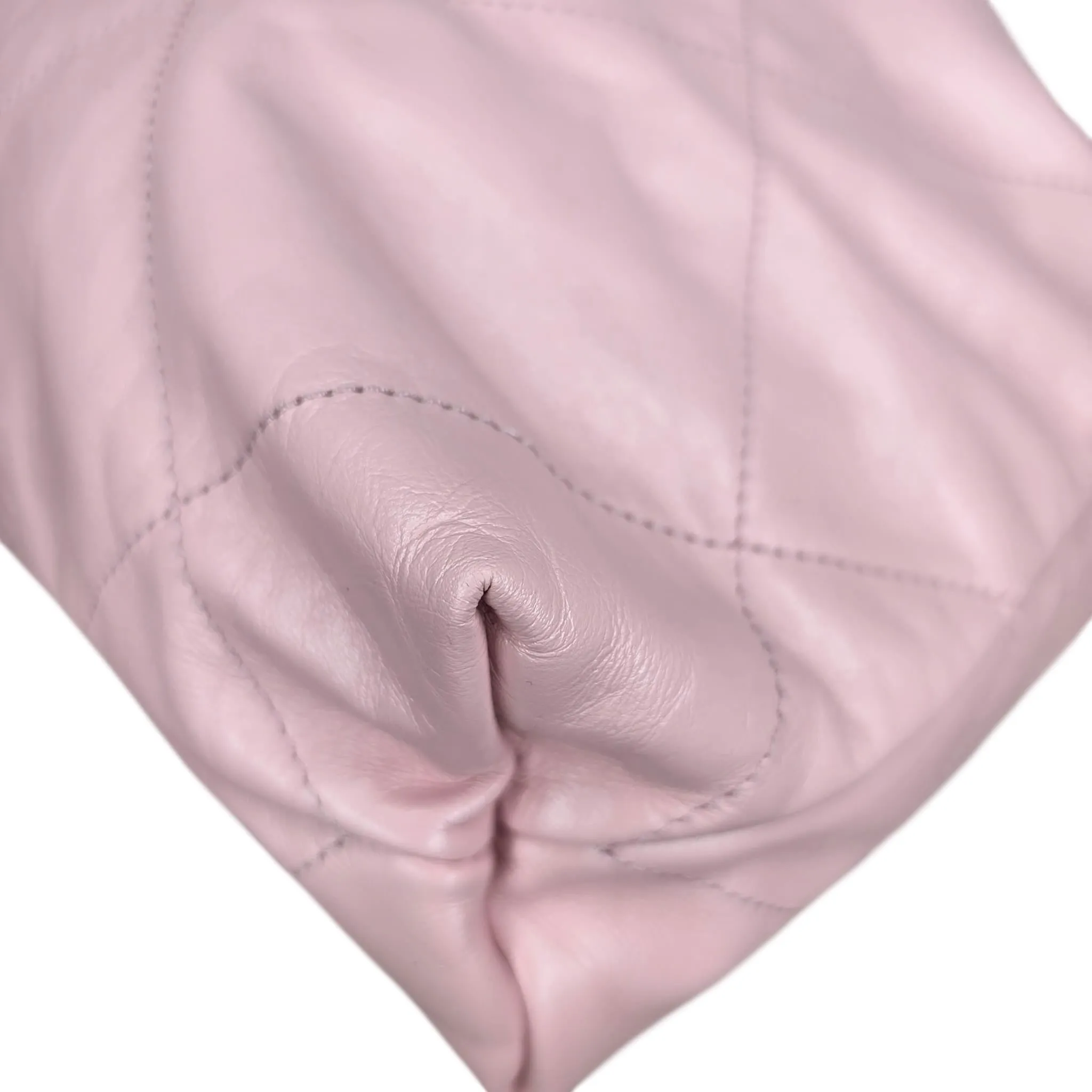 Chanel 22 Small Pink Calfskin, Gold-tone Hardware