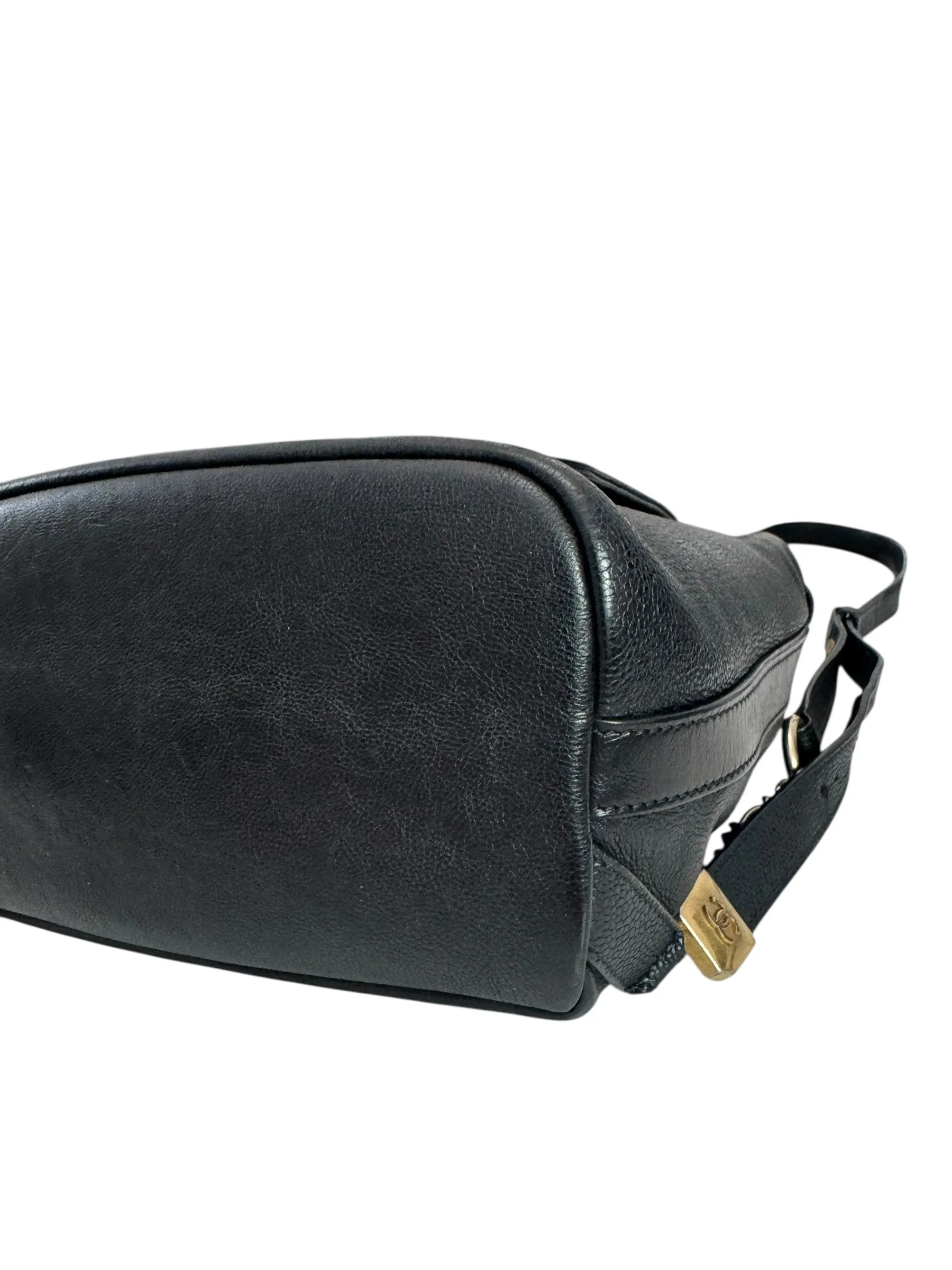 Chanel Backpack Black Caviar Gold-tone Hardware