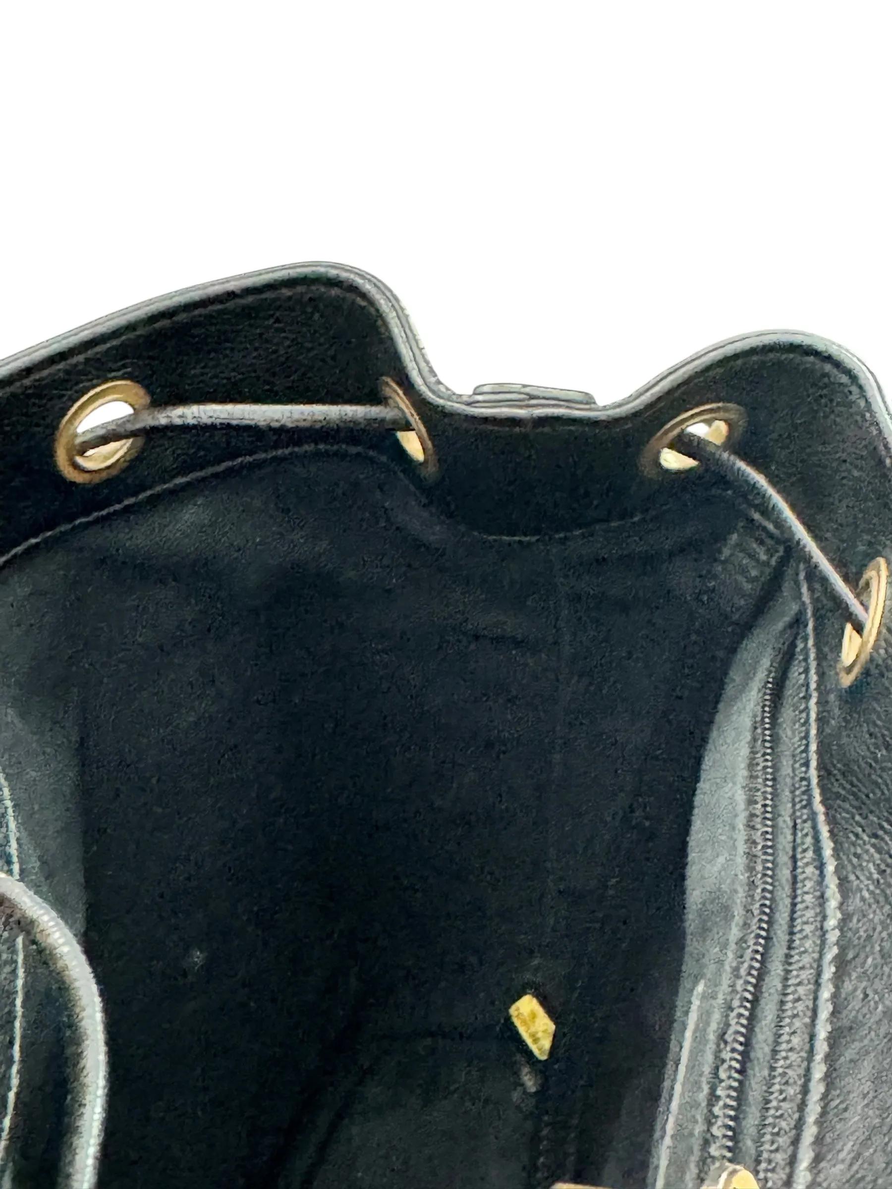 Chanel Backpack Black Caviar Gold-tone Hardware