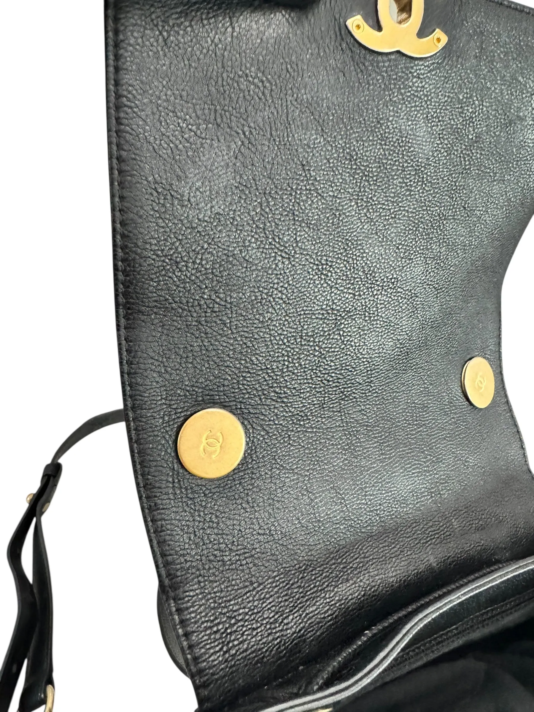 Chanel Backpack Black Caviar Gold-tone Hardware