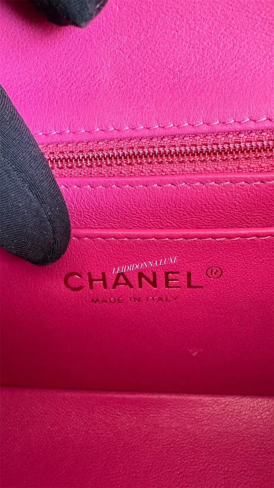 Chanel Classic Mini Square Chevron Lambskin