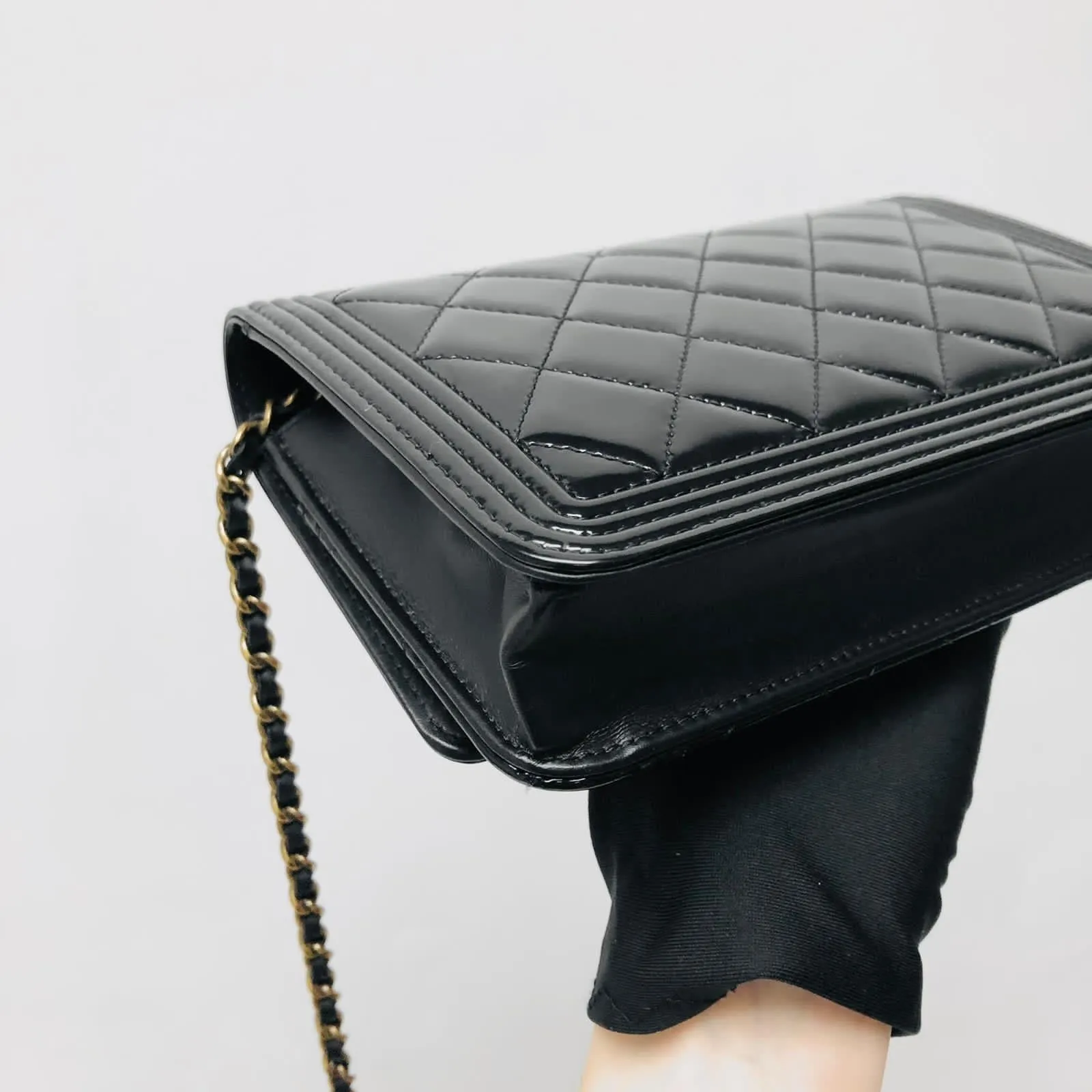 Chanel LeBoy Wallet on Chain
