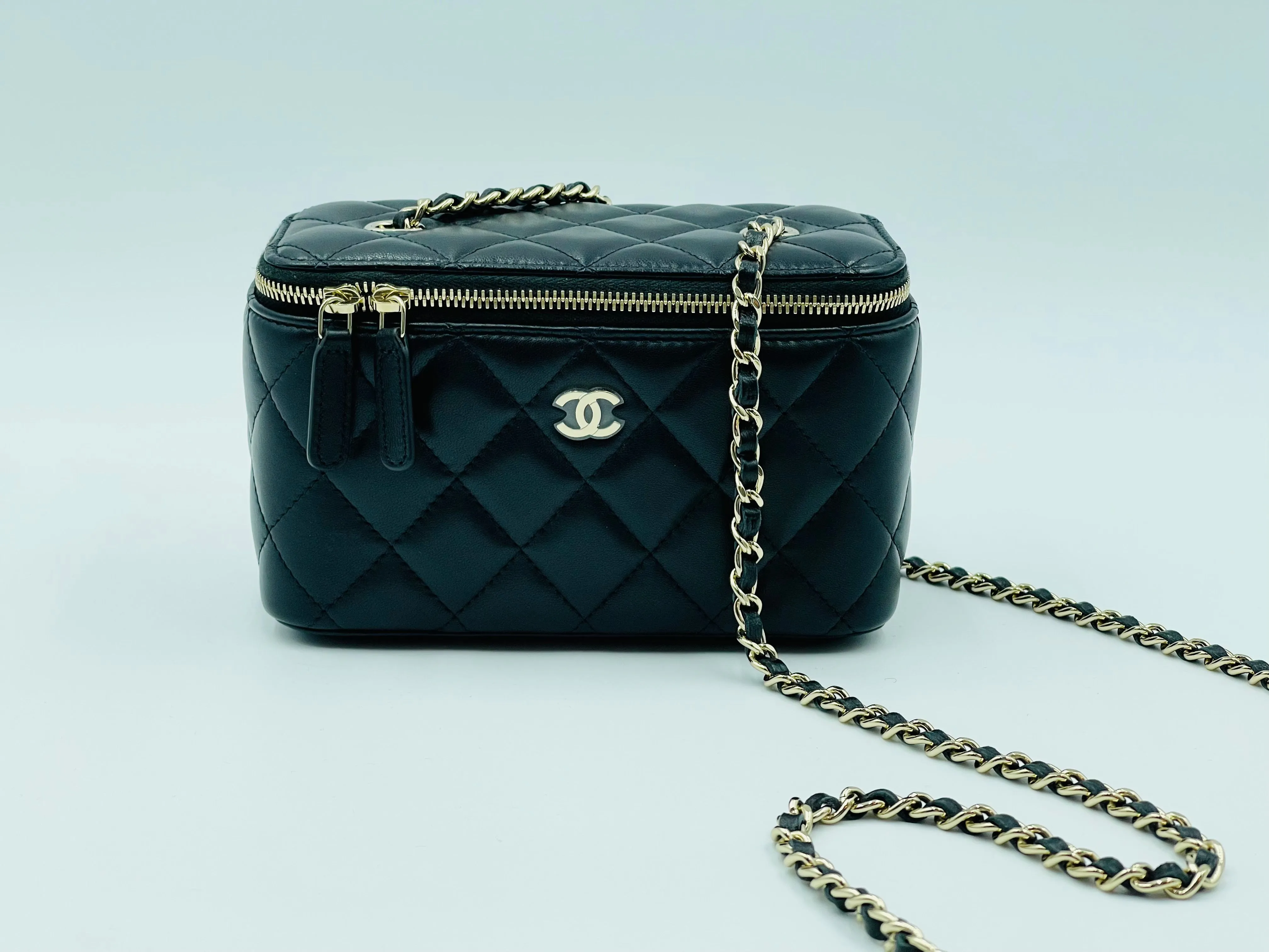 Chanel Mini Vanity on Chain, Rectangle