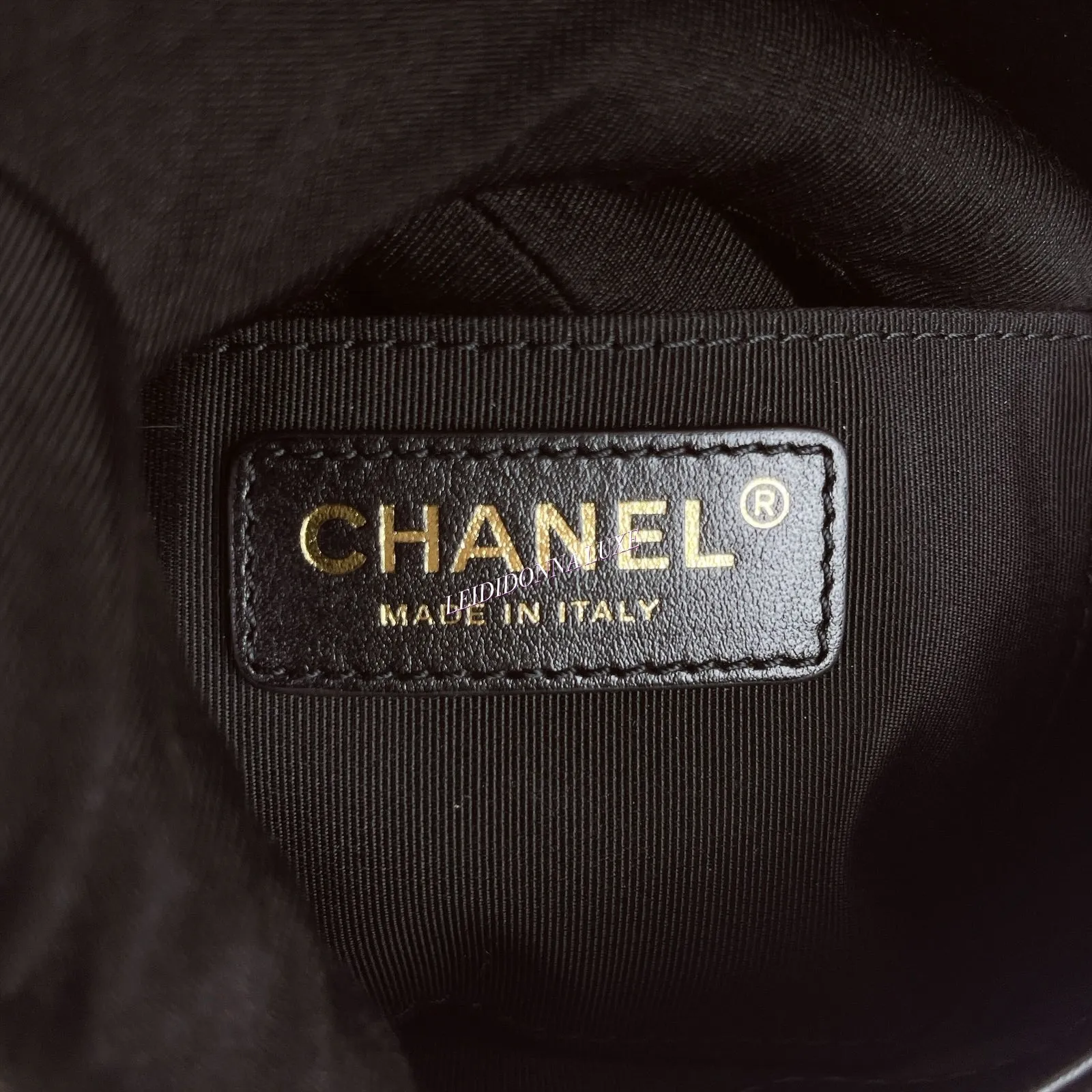 Chanel Precious Pearls Mini Flap Black Lambskin Light Gold-tone Hardware