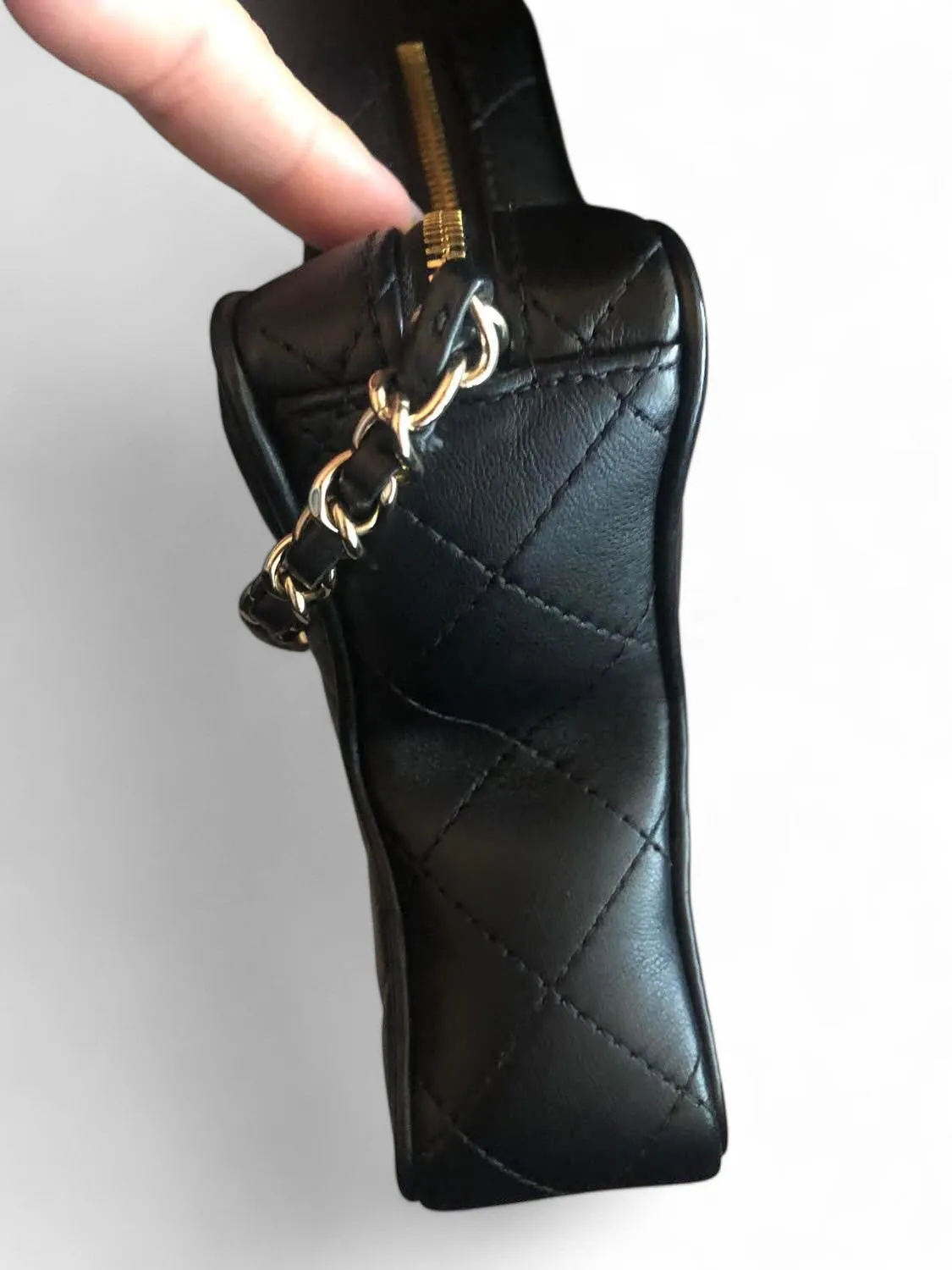 Chanel Walk of Fame Star Bag  24C Black Lambskin With Gold-tone Hardware