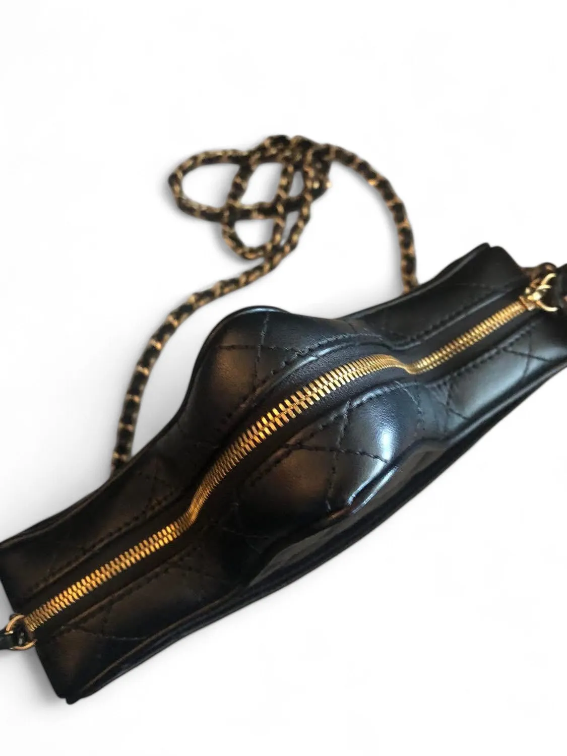 Chanel Walk of Fame Star Bag  24C Black Lambskin With Gold-tone Hardware