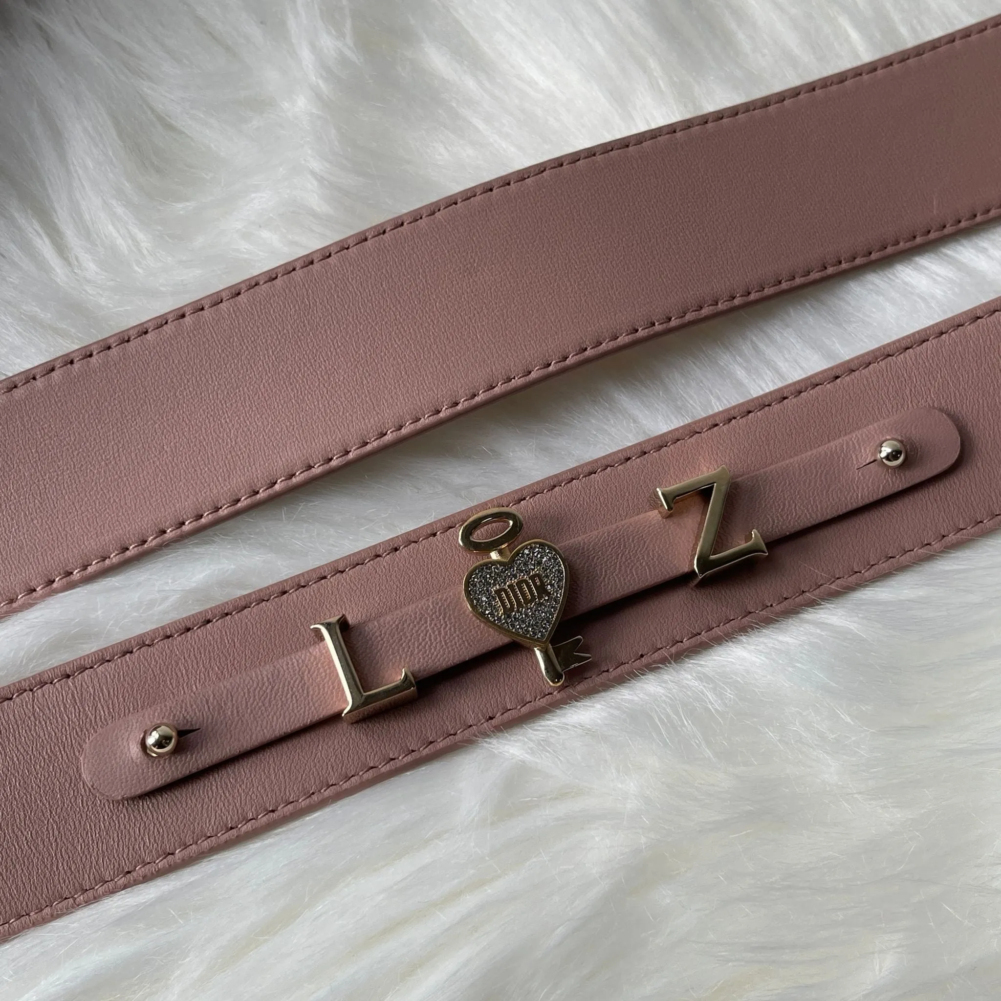 Christian Dior My Lady ABCD Small, Fard Lambskin Gold-tone Hardware
