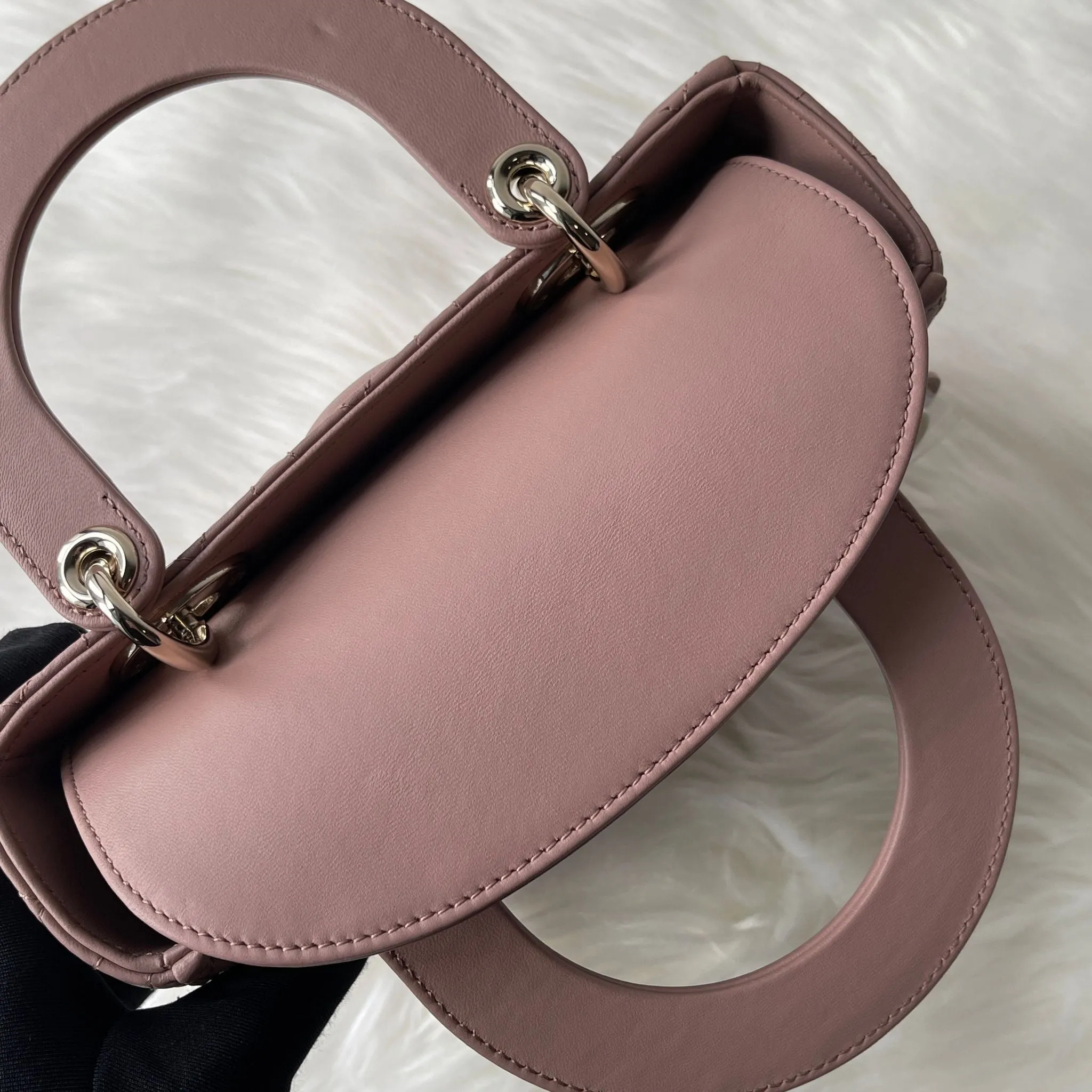 Christian Dior My Lady ABCD Small, Fard Lambskin Gold-tone Hardware