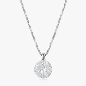 Coin Necklace in Silver (Unisex)