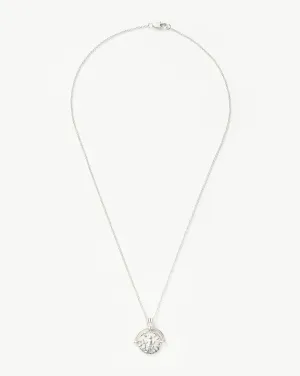 Lucy Williams Long Engravable Roman Arc Coin Necklace